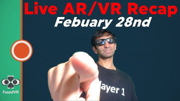 SVVR / Unity Shader / Pluto VR / ARCore 1.0 THIS WEEK IN VR/AR w/ FusedVR