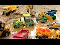 Cerita Mainan Anak Mobil Truk Excavator Traktor Pengaduk Semen Mobil Polisi Road Roller