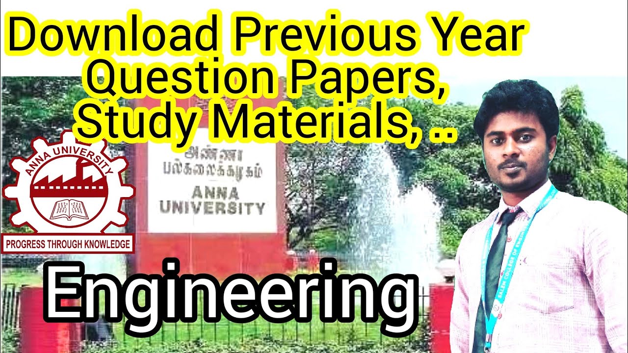 Anna University - Download Previous Year Question Papers | StuCor ...