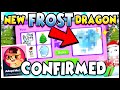 *CONFIRMED* New FROST ICE DRAGON in Adopt Me!! NEW CHRISTMAS WINTER PETS LEAKED Adopt Me! Prezley