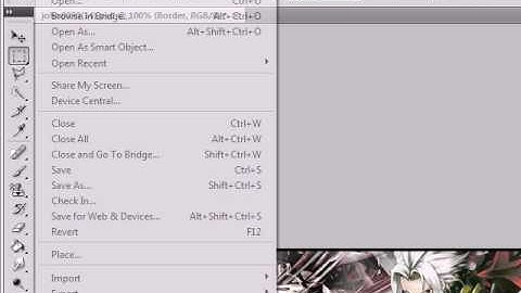 Adobe Photoshop CS4 Border Tutorial