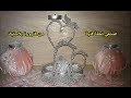 طريقة صنع ديكورات فنية بحرف اسمك من  قارورة  بلاستيك   diy heart show piece