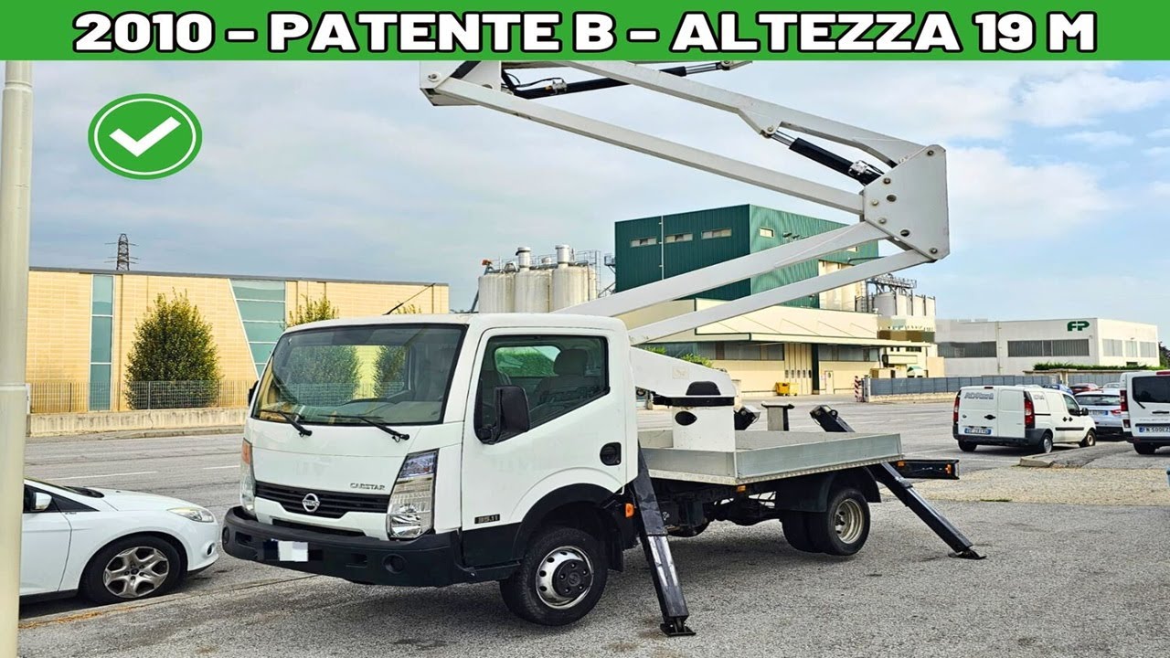 NISSAN CABSTAR PIATTAFORMA CELA TP20 - PATENTE B - Cod. BRNI1009
