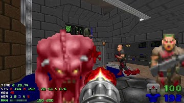 Final Doom: TNT Revilution - Map 8 "Fortress of Bullets" UV-Max in 4:28