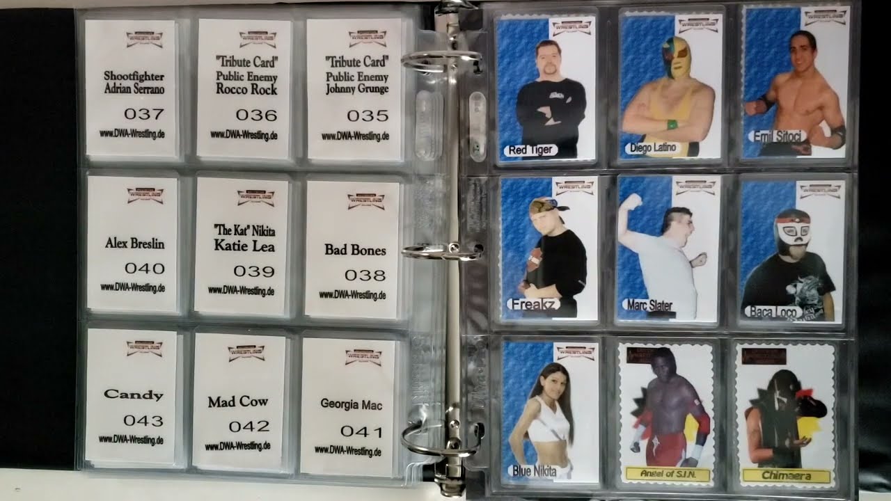 2007-2008 Deutsche Wrestling Allianz Lamincards (🇩🇪)
