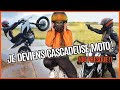 Je deviens cascadeuse moto  ou presque