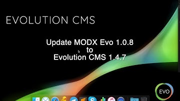 Update MODX Evo 1.0.8 to Evolution CMS 1.4.7