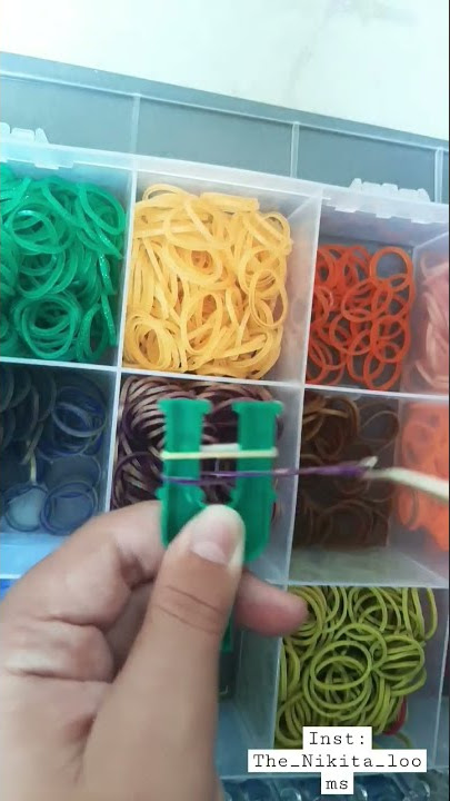 Rainbow loom cactus bracelet 💚🌵 The Nikita looms ✅ #diy #funny #rainbowloom #youtube #fyp