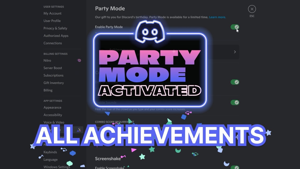 Discord Party Mode Achievements Guide [ALL ACHIEVEMENTS] YouTube