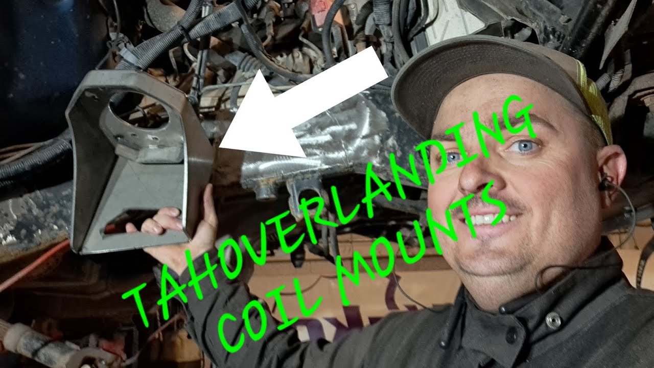 cutting off Chevy solid axle Coil Mounts upgrade Tahoverlanding Axle