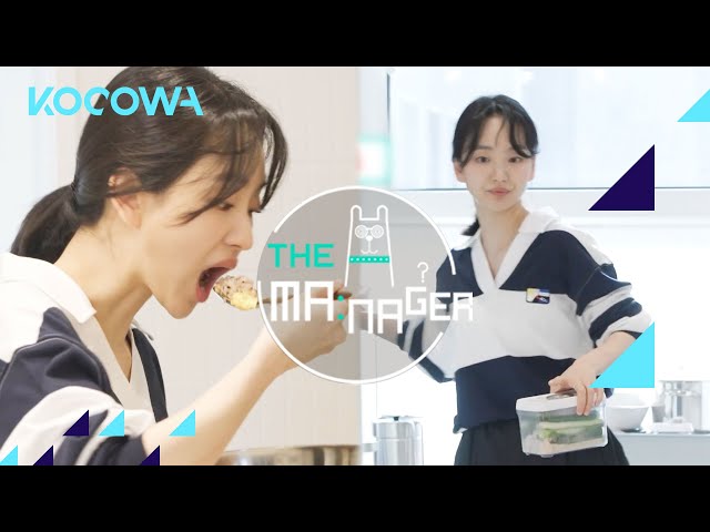 Won Jin A does a million things while cooking! | The Manager E240 | KOCOWA+ | [ENG SUB] class=