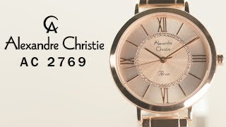 Jam Tangan Alexandre Christie AC 2769 Rose Gold