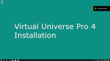Virtual commissioning: Virtual Universe Pro 4:  installing