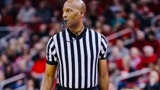 NCAA Referee Bert Smith Carted off