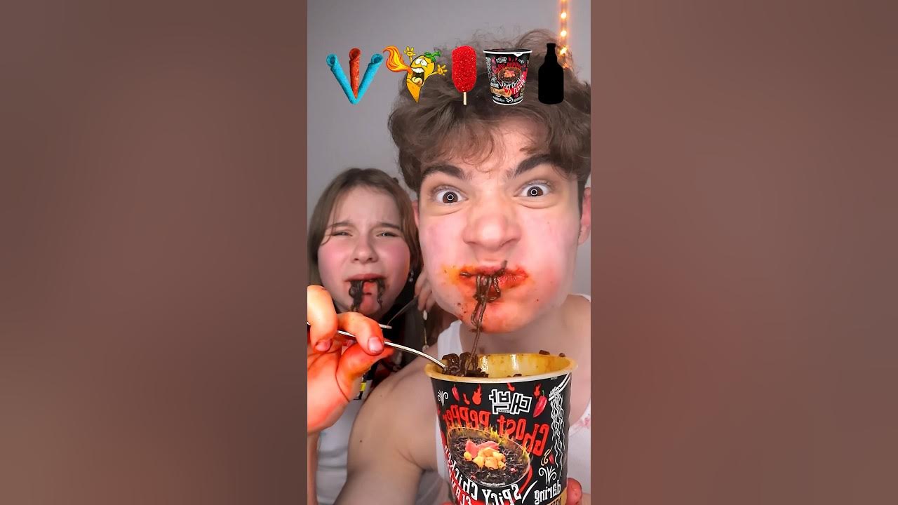 Spicy Food Emoji Challenge with My Sister! π₯΅ Spicy Food Emoji Challenge with My Sister! π₯΅