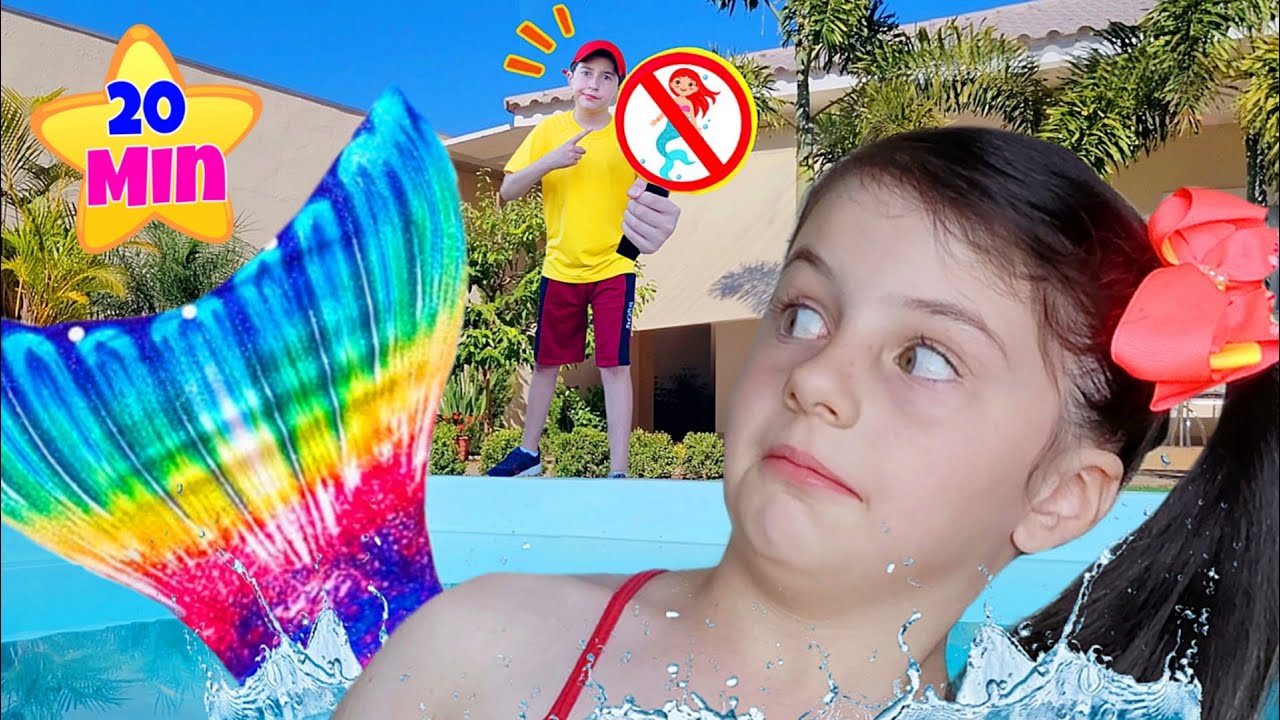 Жулинья хочет плавать и изучать правила безопасности в бассейне | Мими Жулинья