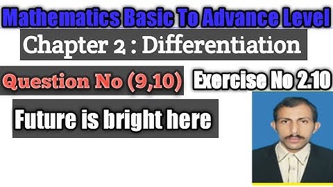 Fsc/Ics/2nd year/12th class Math Ex.2.10 Question (9,10)