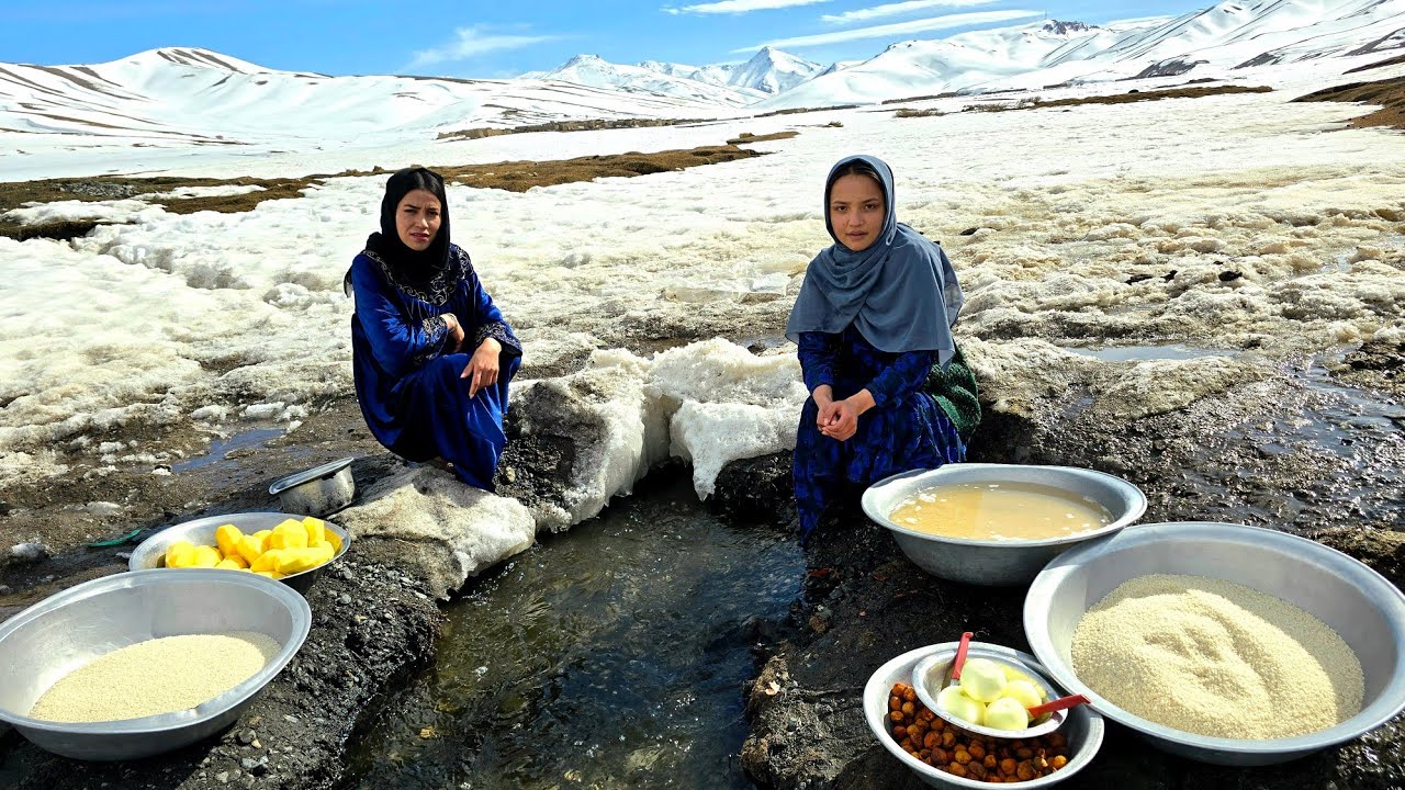 Coldest & most remote village in Afghanistan| Cooking with the villagers