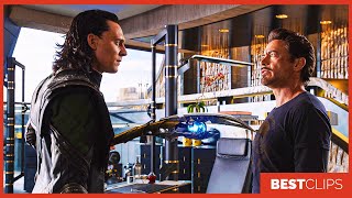 Iron Man vs Loki - We have a Hulk - Suit Up Scene | The Avengers (2012) Movie CLIP 4K