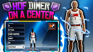THIS CENTER BUILD GETS HOF DIMER!!! HOW TO PLAY POINT GUARD WITH A CENTER