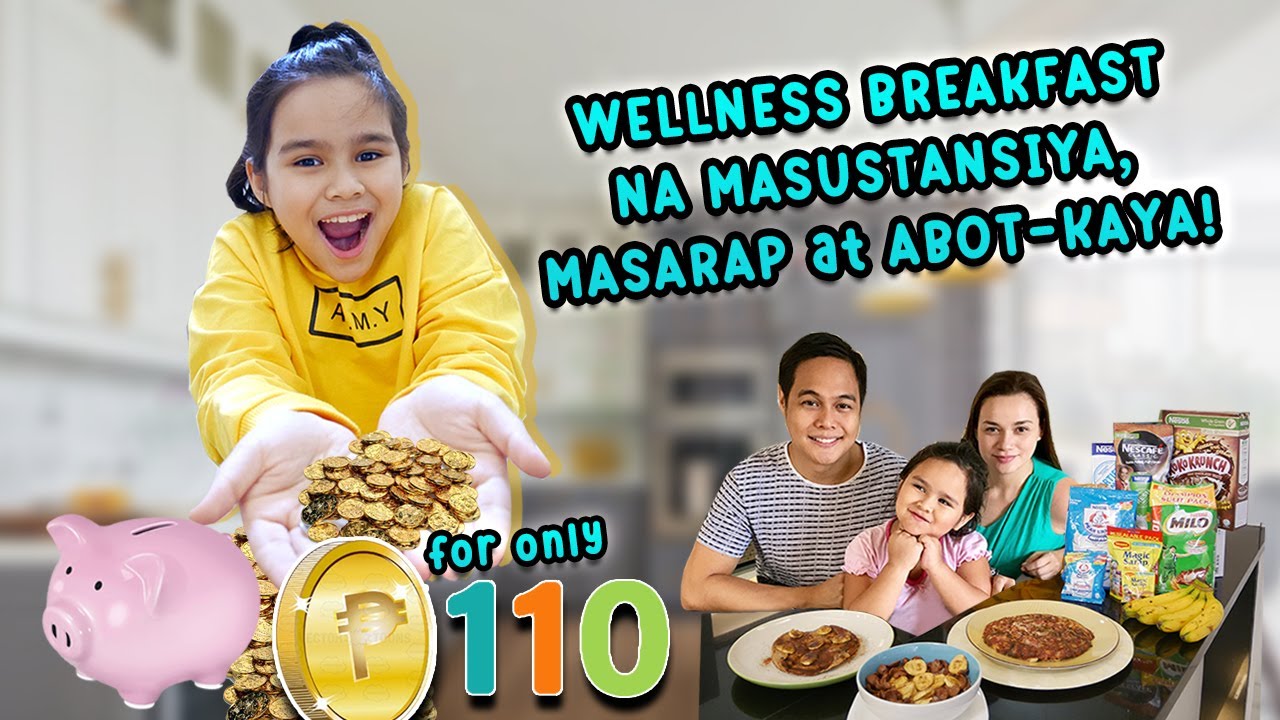 P 110 WELLNESS BREAKFAST CHALLENGE! WILL AYESHA BREAK HER PIGGY BANK?! 🙈 Yasmien Kurdi