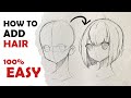 [Easy Tutorial] How to draw HAIR | Part 2