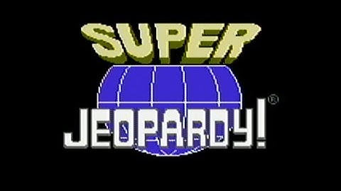 Super Jeopardy! (Gametek, 1991) - NES Gameplay