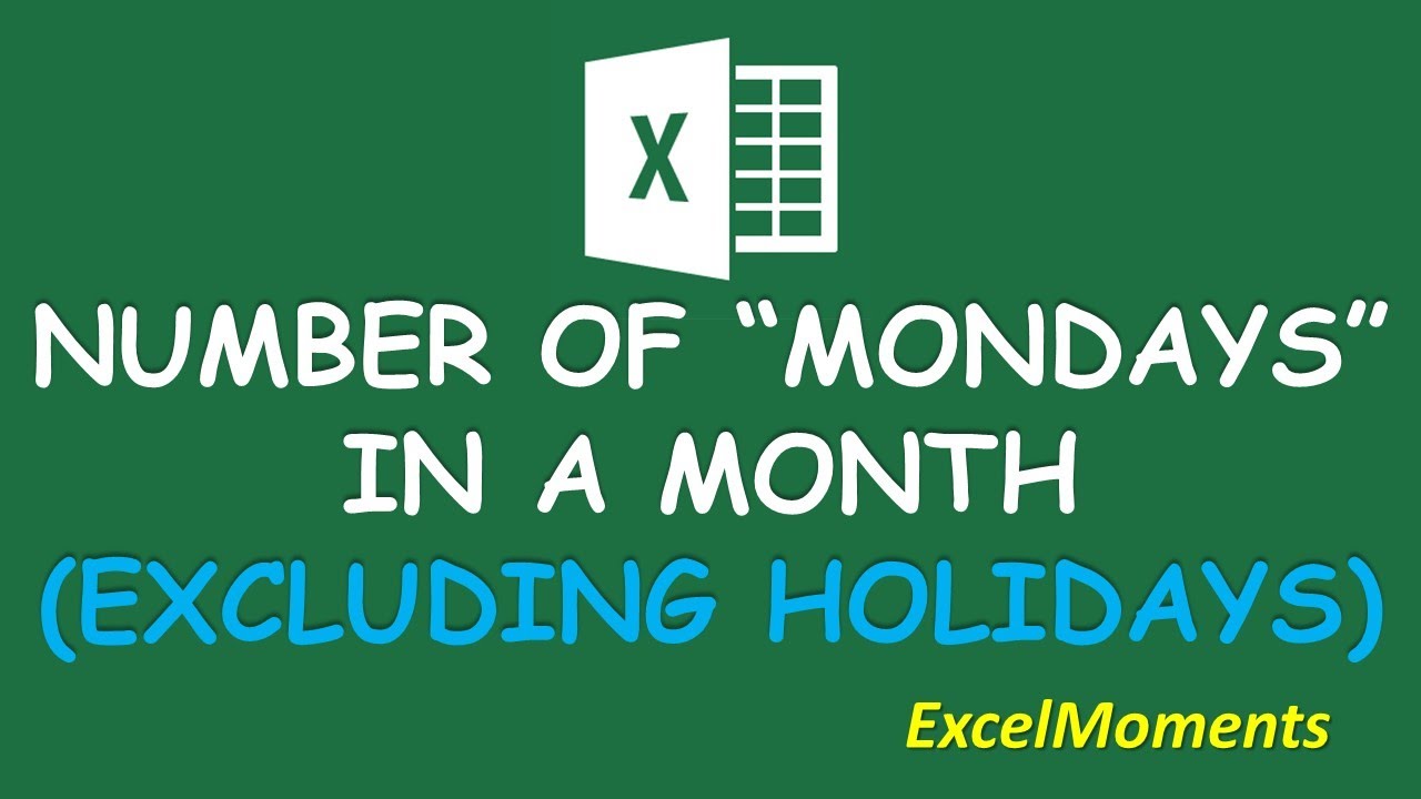 Calculate the Number of "Mondays", "Tuesdays....." that are not Public Holidays