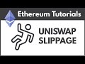 Adjust UniSwap Slippage so Transactions Don't Fail