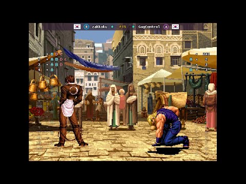 The King of Fighters '98 - 🇰🇷 zakkoku(B) vs 🇰🇷 GagControl(A) | Fightcade (2026-06-15 06:59 UTC)