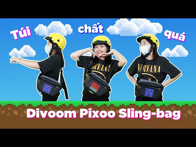 Lần đầu Review túi đeo chéo Divoom Pixoo Slingbag và CÁI KẾT!