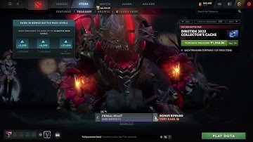 Opening 14 treasure chest of Diretide 2022 Collector