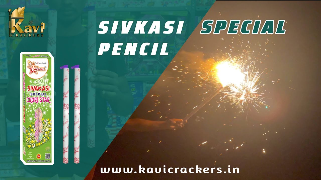Sivakasi Special Pencil From Kavi Crackers Starvell Brand Special