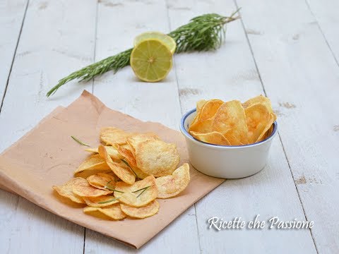 Chips di patate Croccanti e non unte - Ricette che Passione