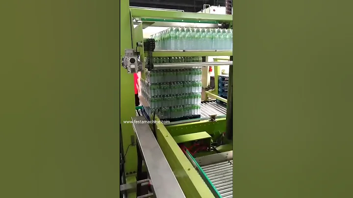 Automatic Bottle Water Palletizing System#waterbottlingplant #palletizing