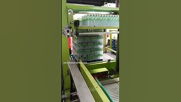 Automatic Bottle Water Palletizing System#waterbottlingplant #palletizing