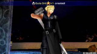 DISSIDIA FINAL FANTASY REPLAY Cloud vs Tidus
