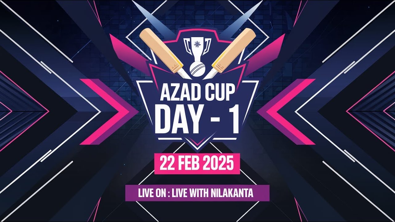 Azad Raja 🛑RAJA MEMORIAL CRICKET TOURNAMENT(AZAD CUP) 2025 - YouTube