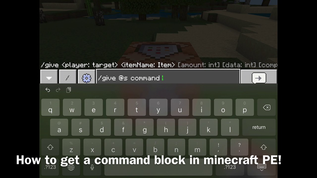 How to get a command block in minecraft PE! - YouTube