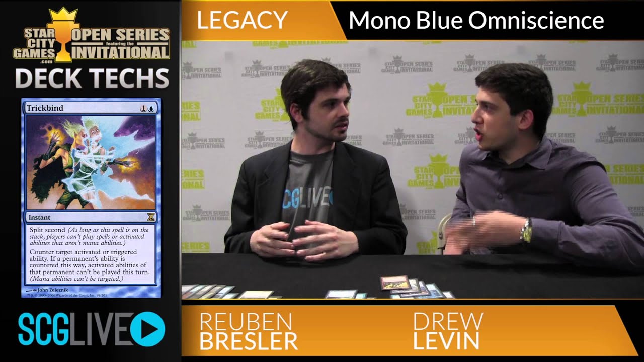 #SCGINVI Legacy Deck Tech: Mono Blue Omniscience with Drew Levin - YouTube