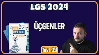 LGS Matematik | Pisagor Teoremi | Yeni Nesil Soru Çözümü | test-33