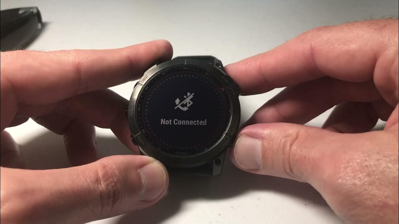 Garmin Fenix 7X Connect Bluetooth headphones YouTube