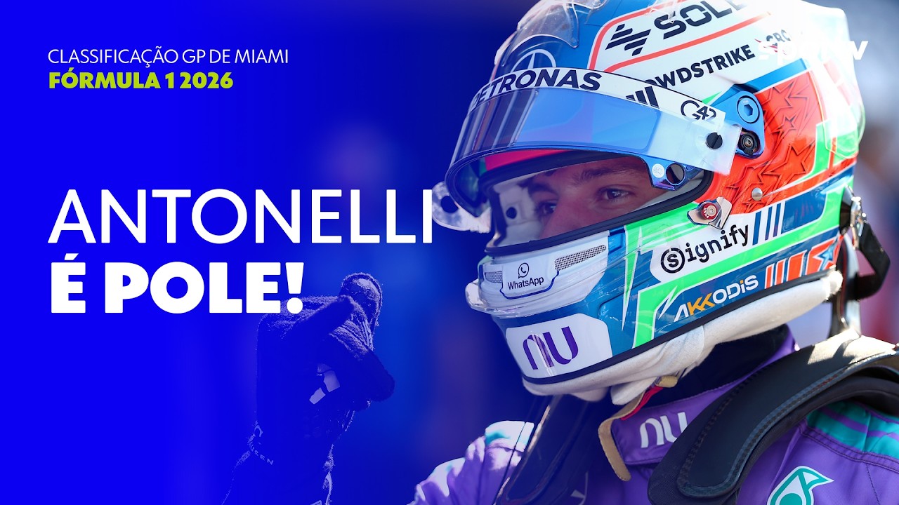 KIMI ANTONELLI BRILHA EM MIAMI! | GP DE MIAMI | FÓRMULA 1 2026 | sportv