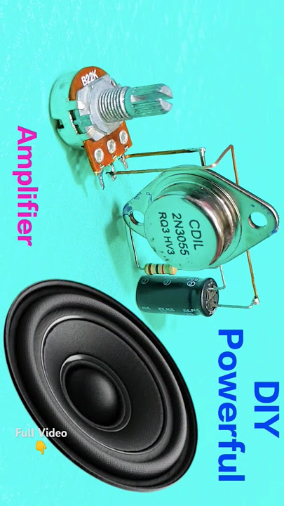 DIY Powerful Amplifier #shorts #diy #amplifier #2n3055