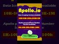 Apollo.io / Apollo phone Number #leadgeneration