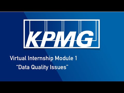 KPMG | VIRTUAL INTERNSHIP MODULE 1