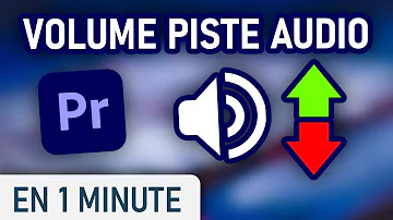 Comment baisser le Son d'une piste audio Adobe Premiere ?