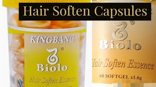 Kingbang Biolo Hair Soften Essence - Vitamin E Capsules For Hair Growth