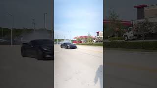 Corvette Drift on the Streets  #shorts #exhaustsound #carcontent #cars #carshorts