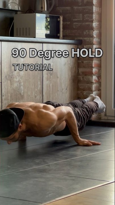 90 Degree Hold Tutorial #calisthenics #fitness